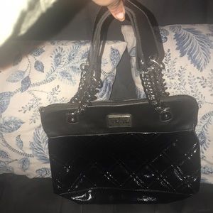 Kenneth Cole Reaction black and grey purse